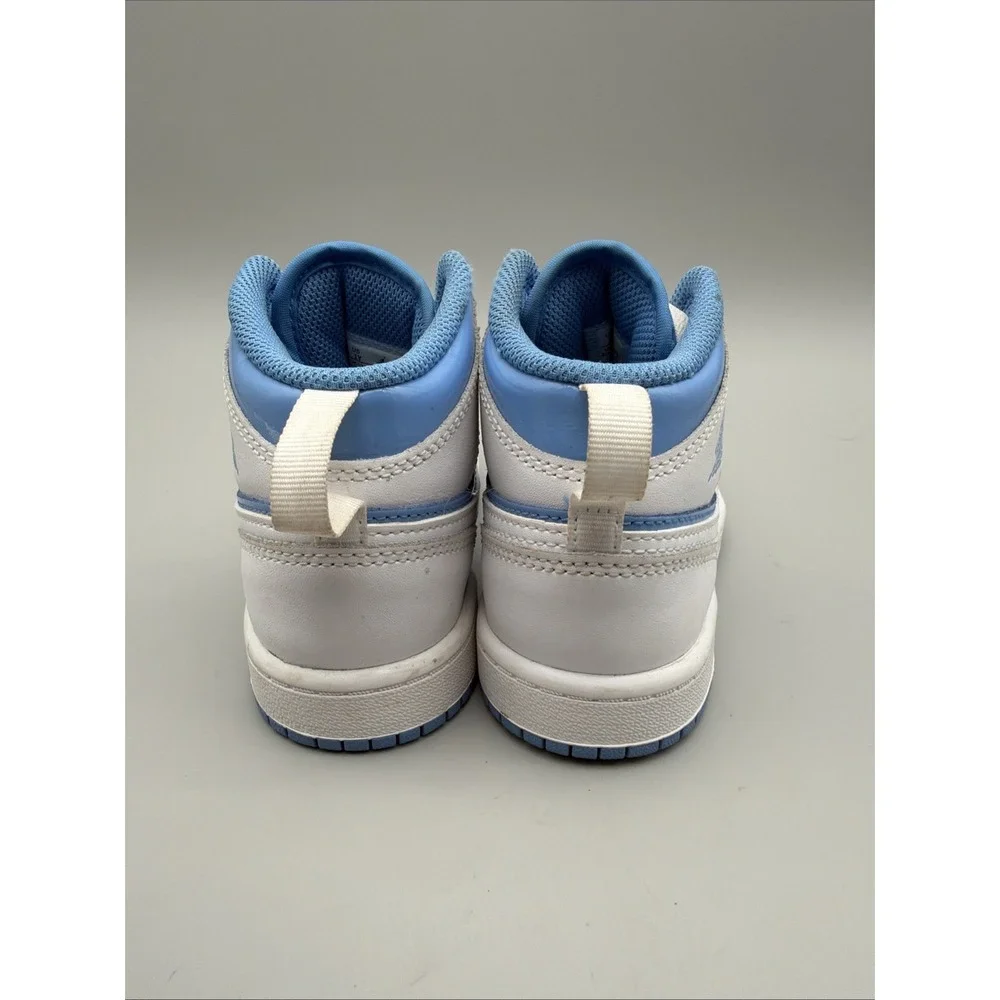 Air Jordan 1 Mid UNC University Blue - Youth Size 1Y Classic AJ1  GreatCondition